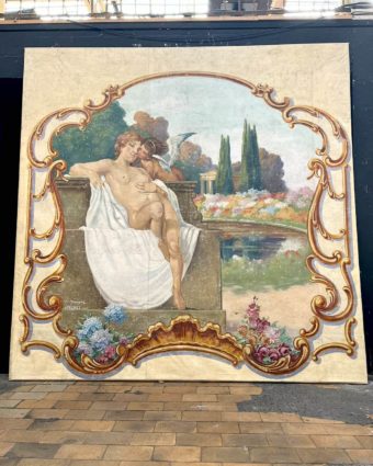 Large Painted Canvas
