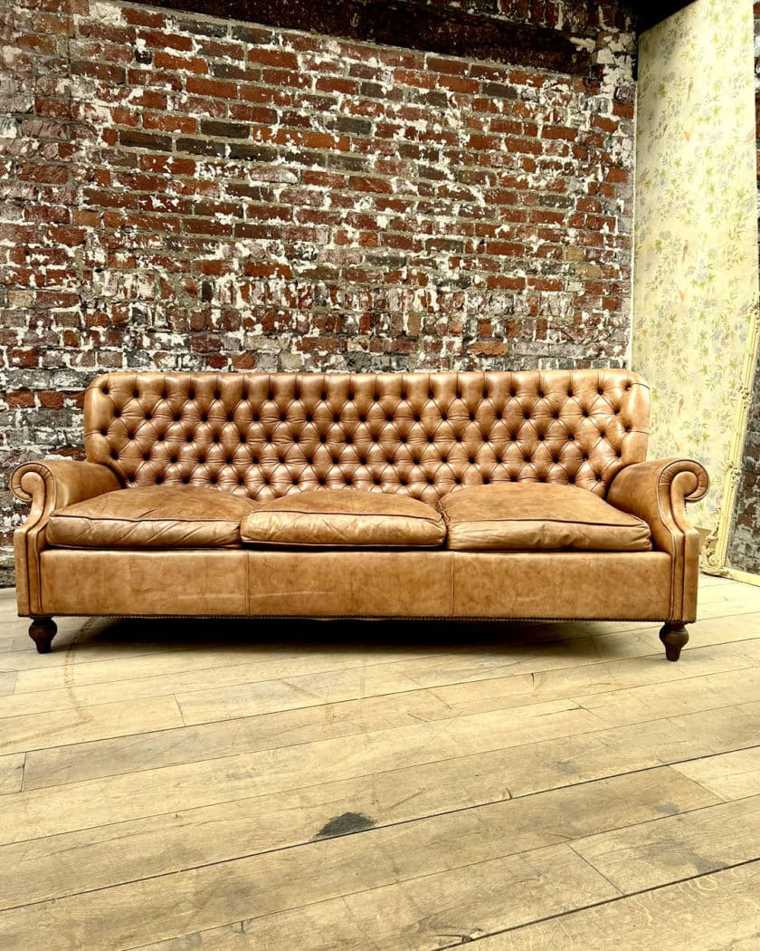 Chesterfield sofa front