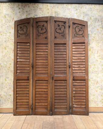 Quadriptych of shutters