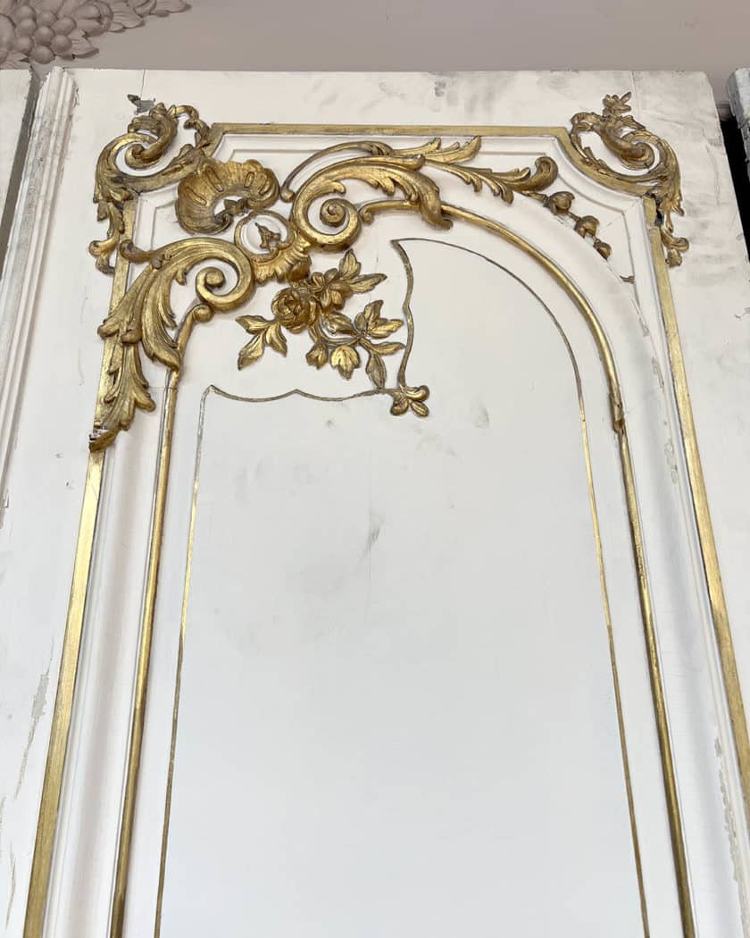 Lot de doubles portes d'esprit Louis XVI