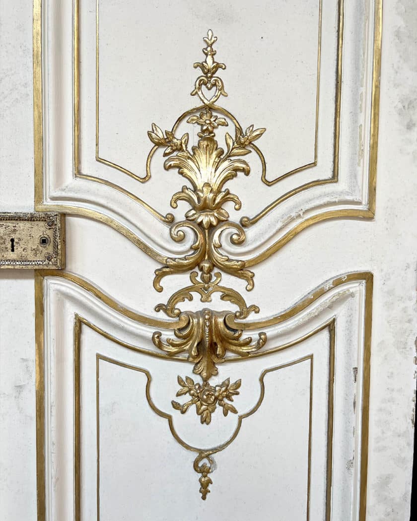 Lot de doubles portes d'esprit Louis XVI