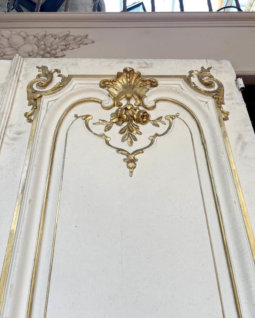 Lot de doubles portes d'esprit Louis XVI