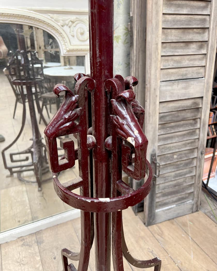 Porte manteau en fonte style Art nouveau