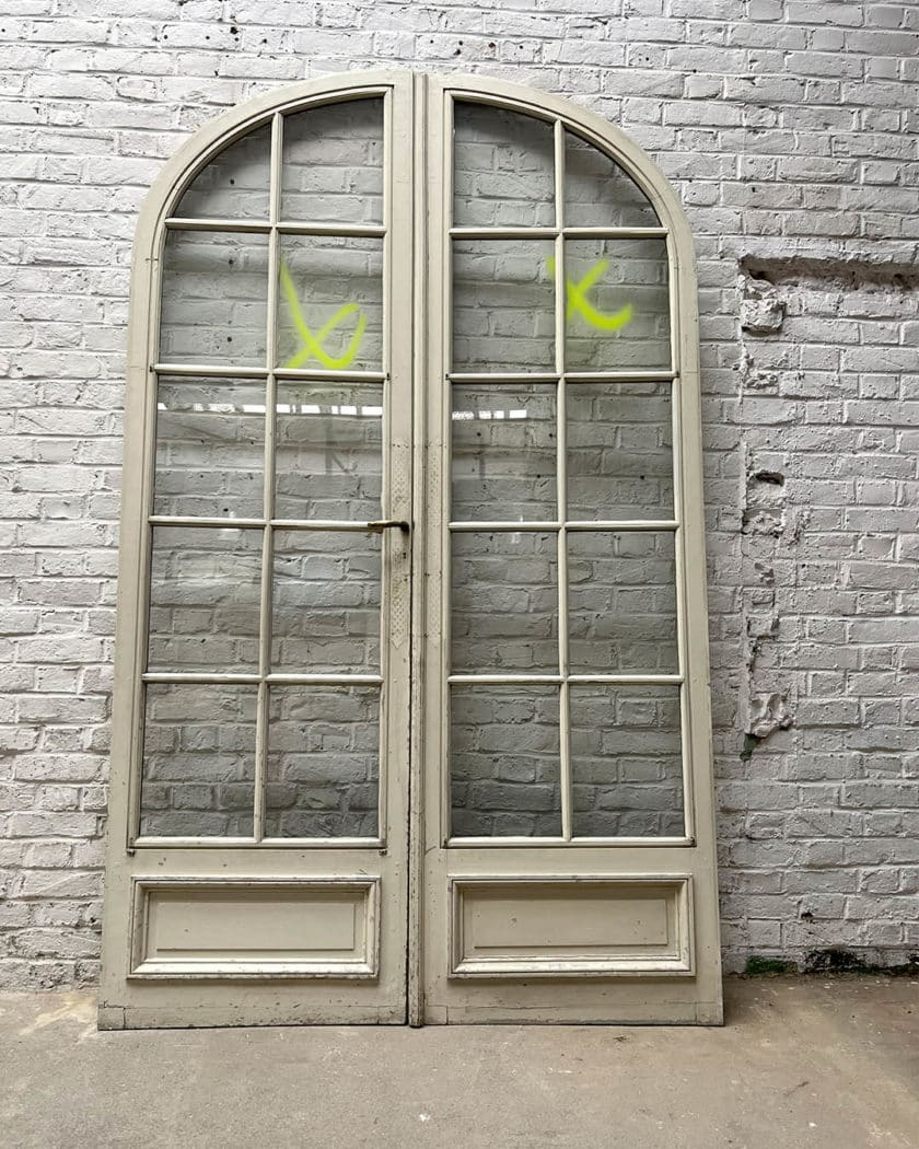 double porte arrondie 245x147 cm back