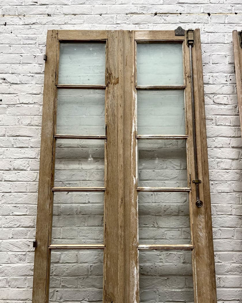 Paire de portes vitrées 286x107 cm top