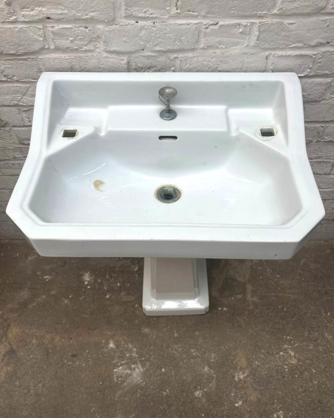 Antique art deco washbasins