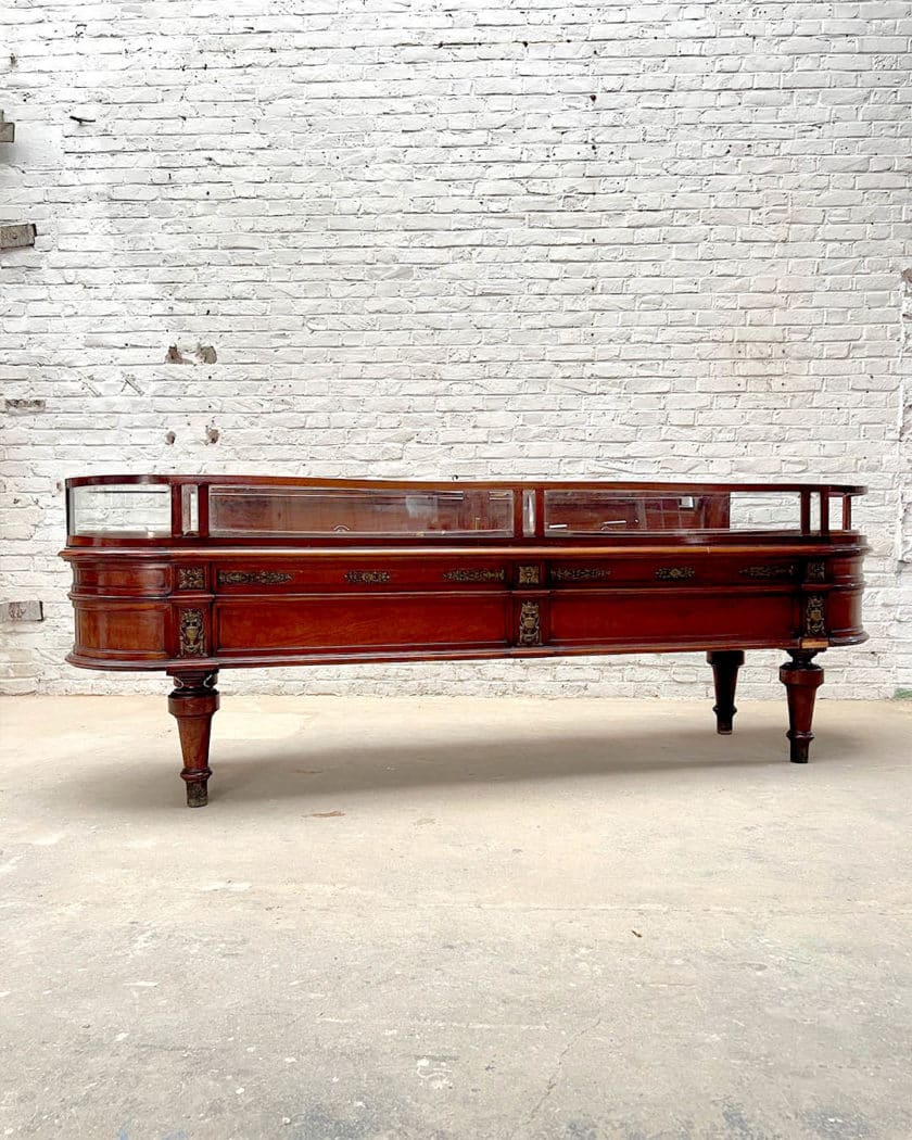 Pair of Palermo showcases front 1