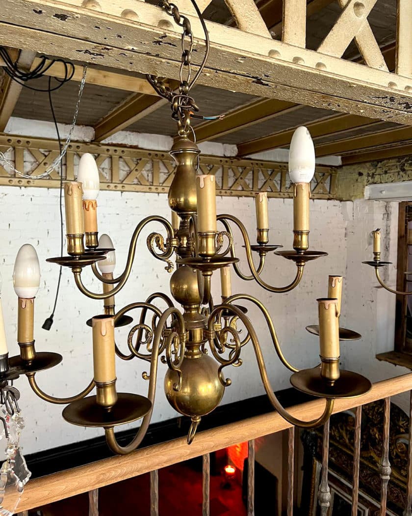 6-branch Dutch chandelier