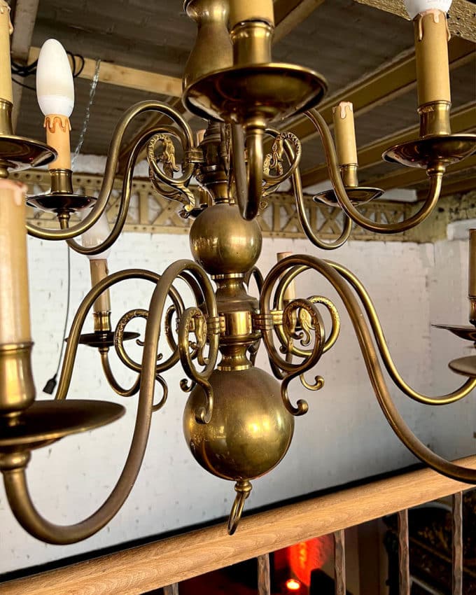 Lustre Hollandais à 6 branches down