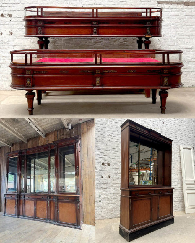 Ensemble de vitrine palermitaine début XXème