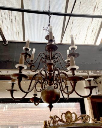 Large Dutch-style chandelier