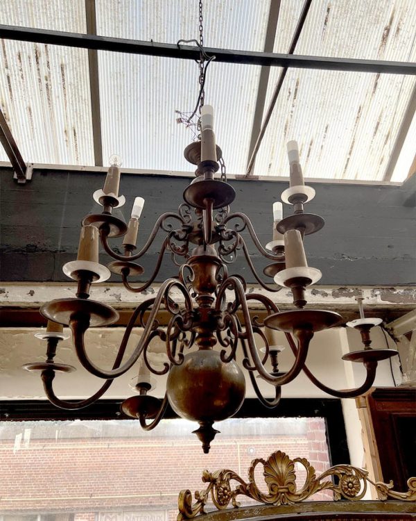 Grand lustre style Hollandais