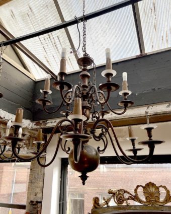 Grand lustre style Hollandais