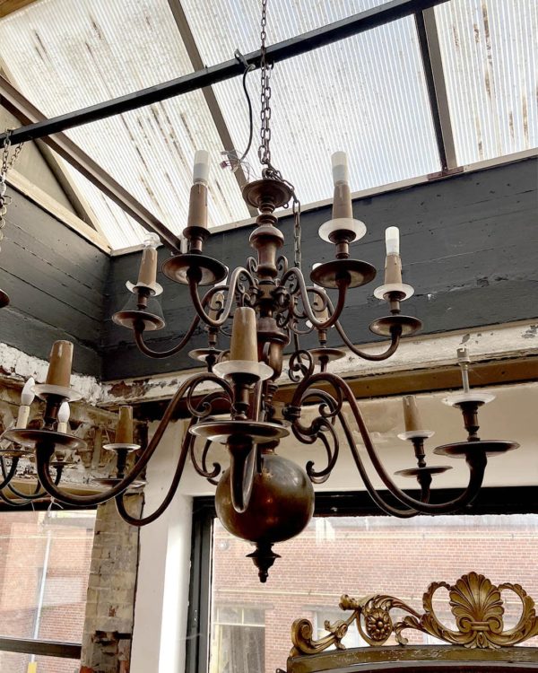 Grand lustre style Hollandais