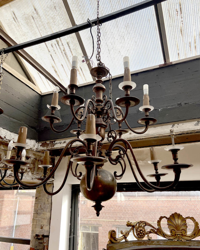 Grand lustre style Hollandais