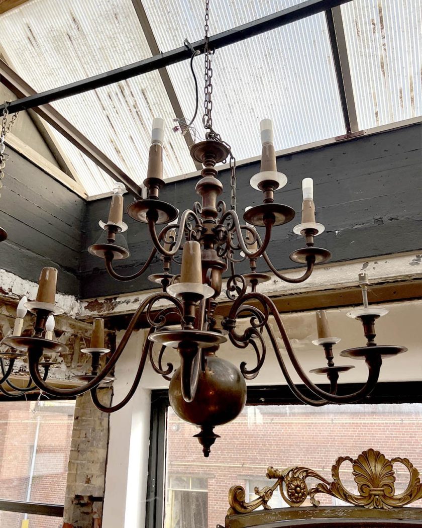 Large Dutch-style chandelier