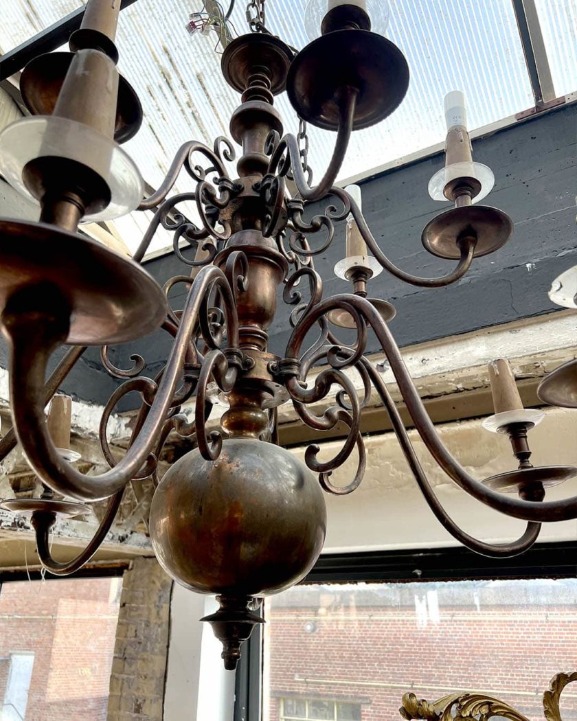 Large Dutch-style chandelier