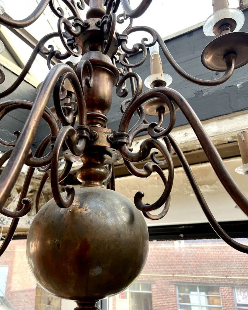Large Dutch-style chandelier