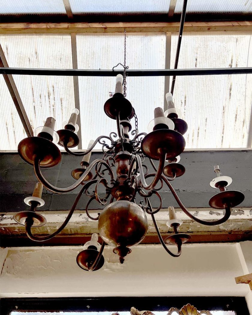 Large Dutch-style chandelier