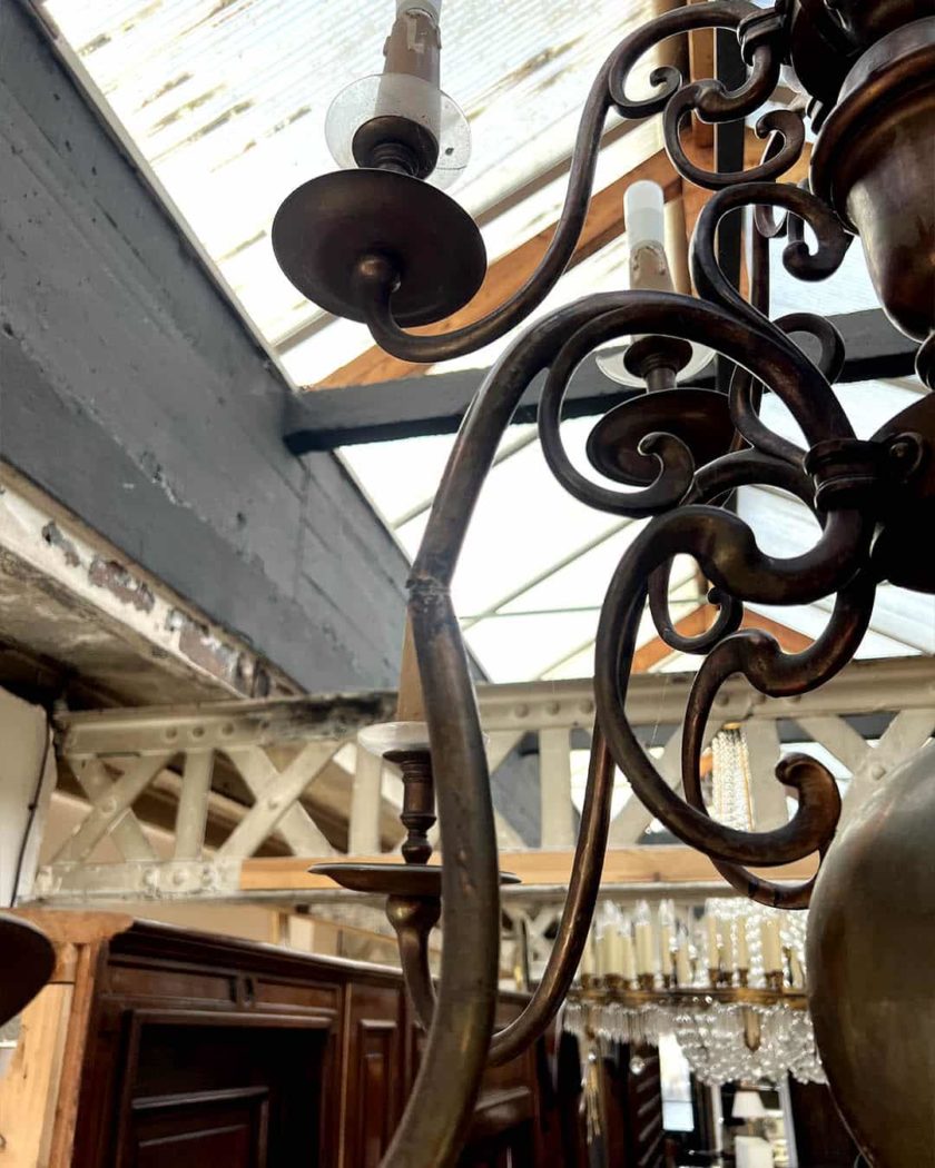 Large Dutch-style chandelier