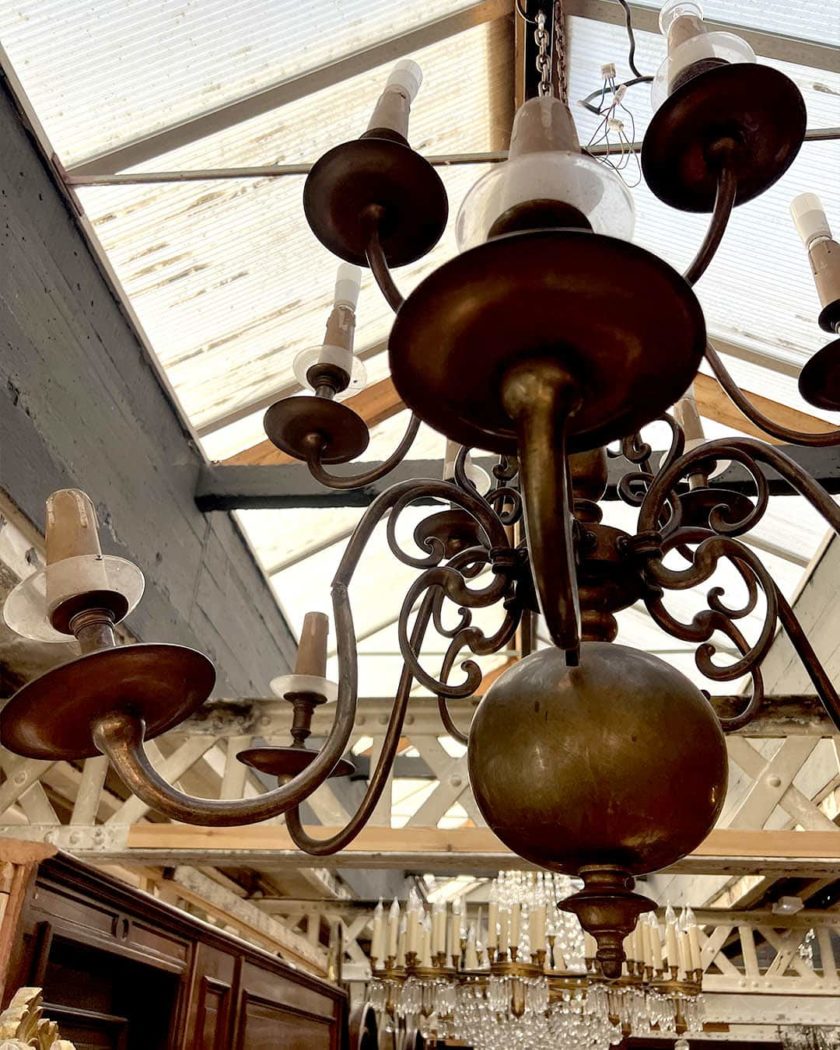 Large Dutch-style chandelier