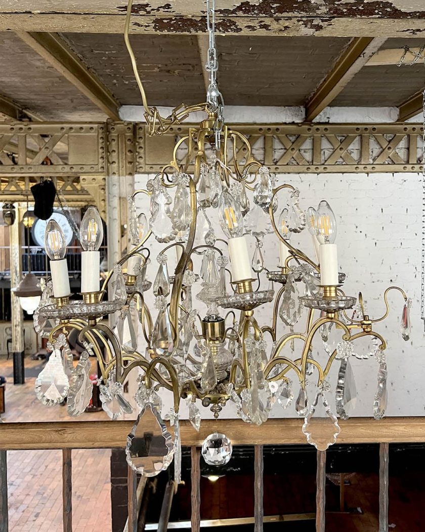 IMG_6797 | Authentic Materials Louis XV style crystal chandelier