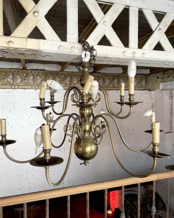 6-branch Dutch chandelier