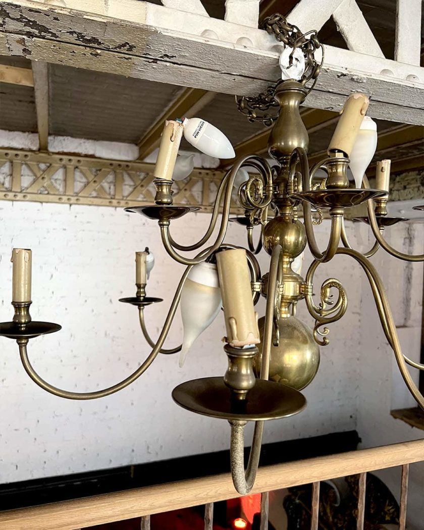 6-branch Dutch chandelier