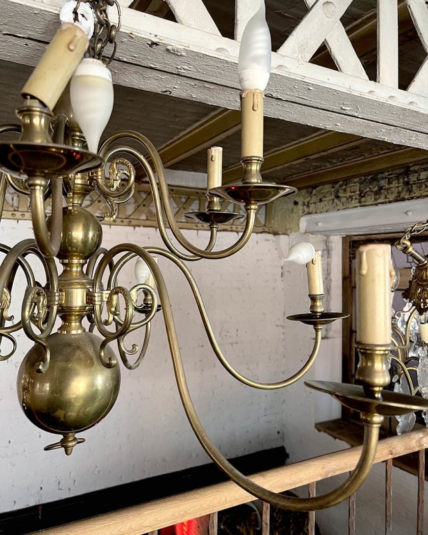 6-branch Dutch chandelier