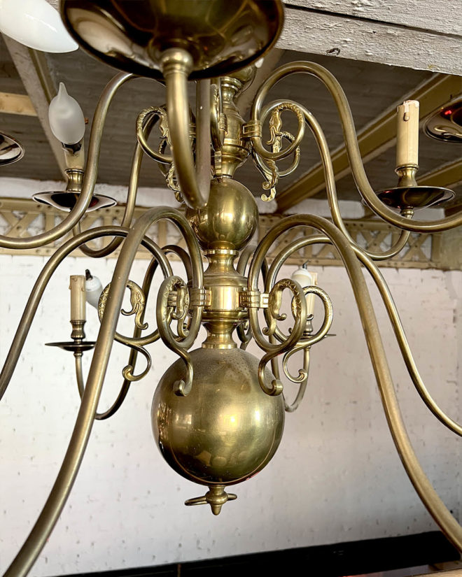Lustre Hollandais à 6 branches