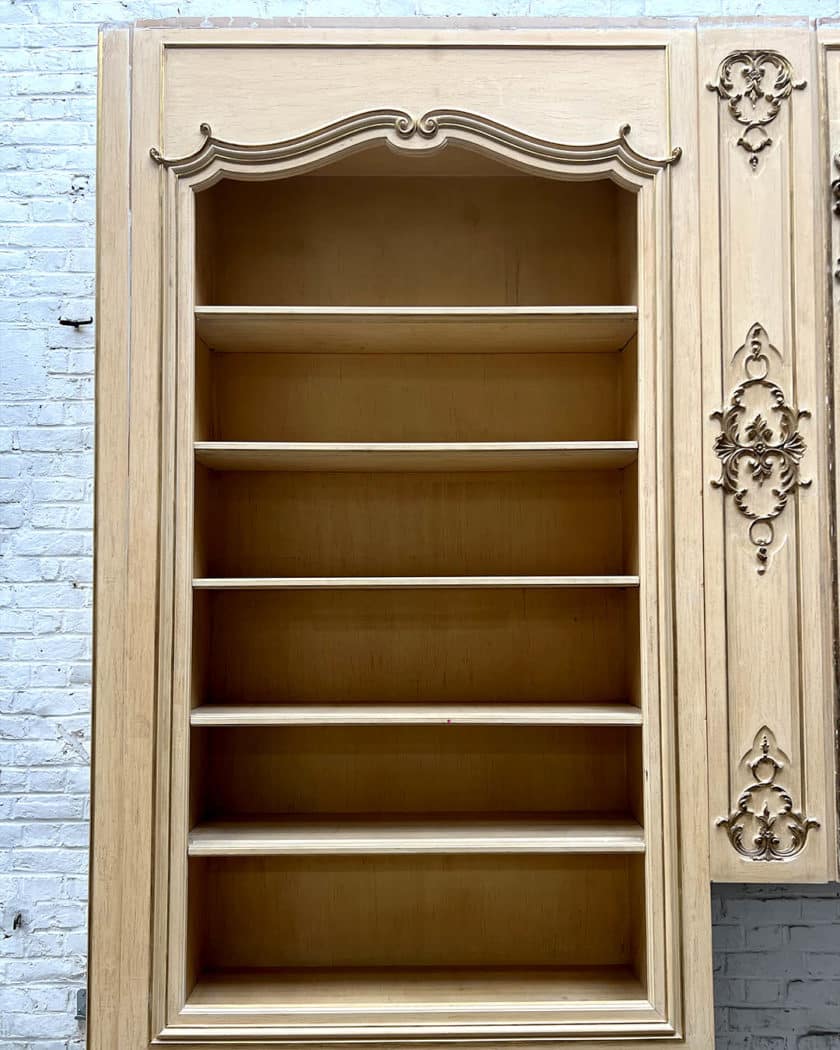Louis XV-style library woodwork