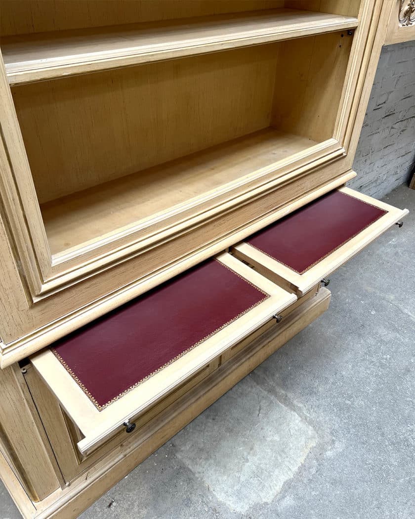 Louis XV-style library woodwork