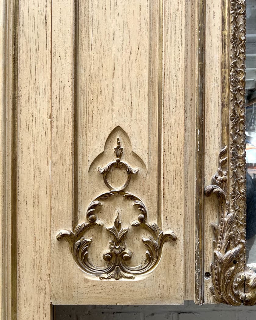 Louis XV-style library woodwork