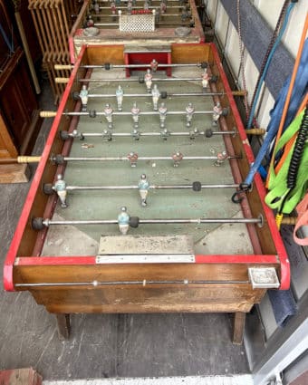 Antique table soccer