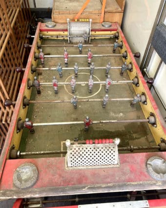 Antique table soccer