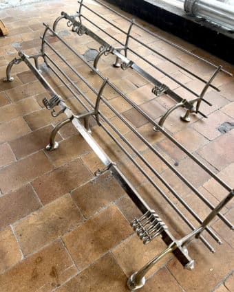 Paire de porte manteau chromé