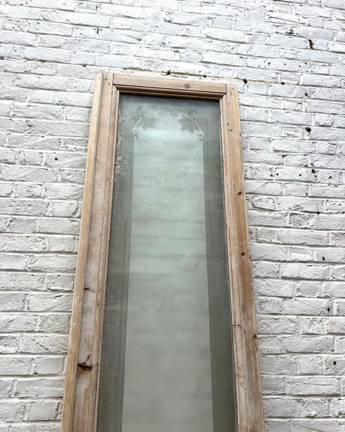 porte verre gravé 297x64 cm