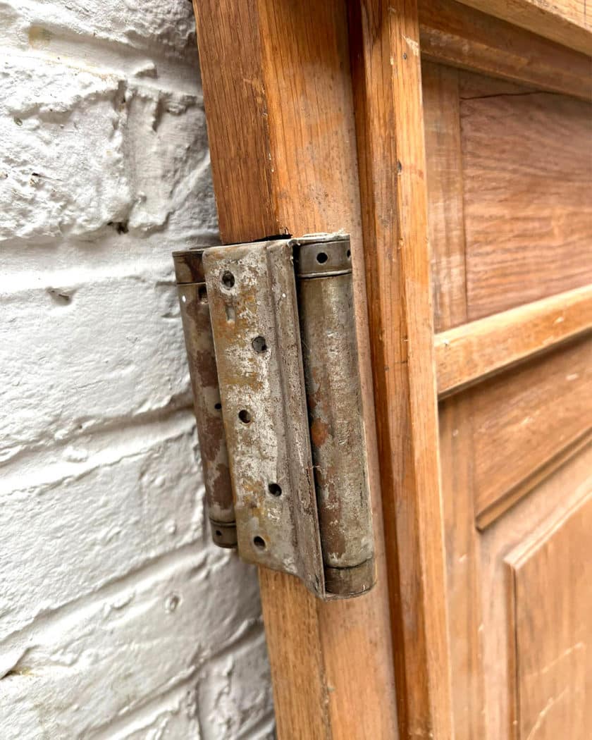 Oak western double door