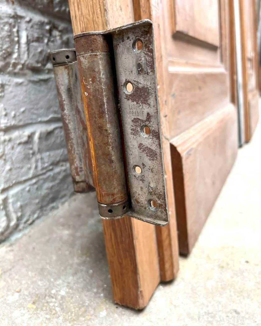 Oak western double door