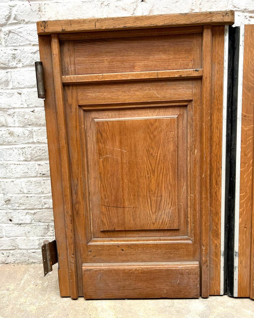 Oak western double door