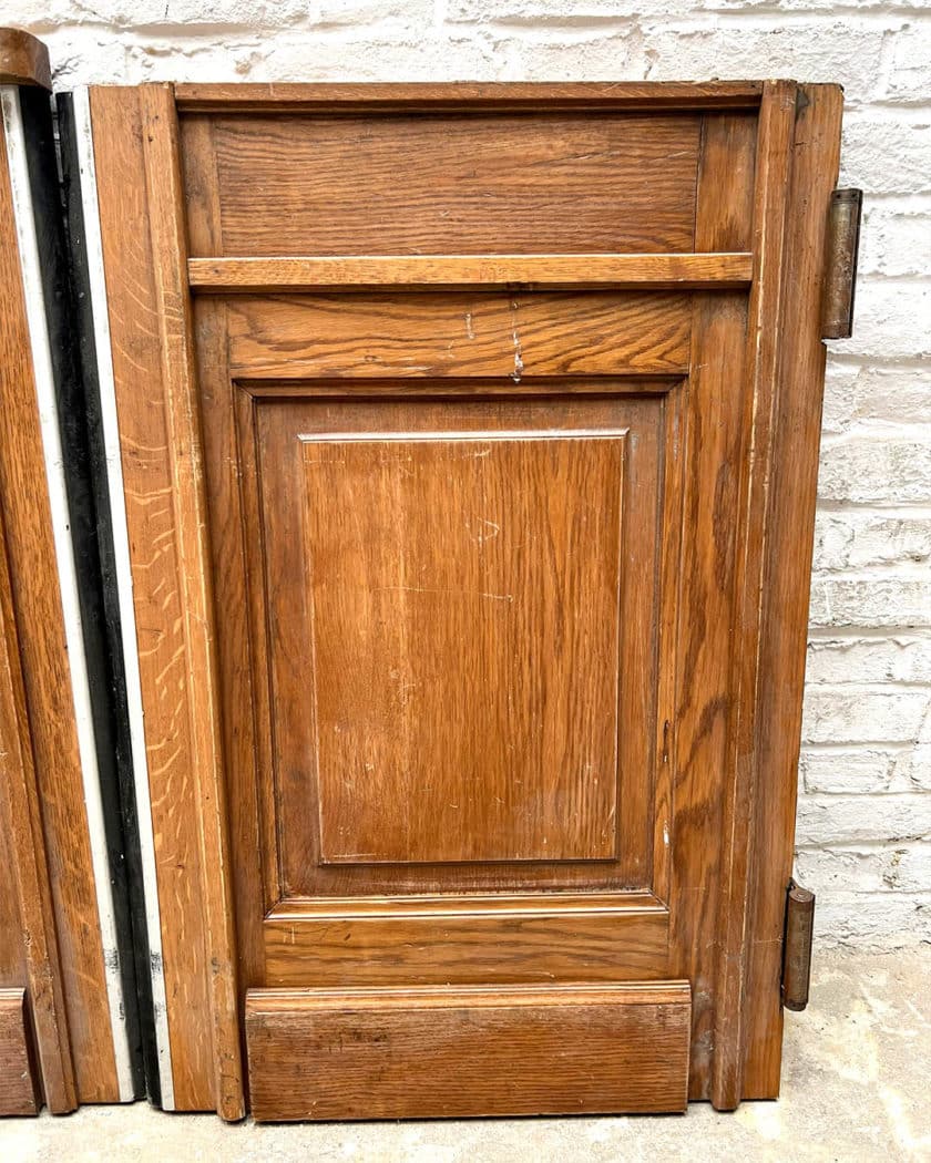 Oak western double door