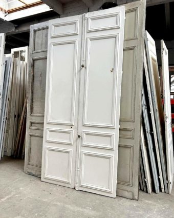 Haussmann-style double door 137x296cm