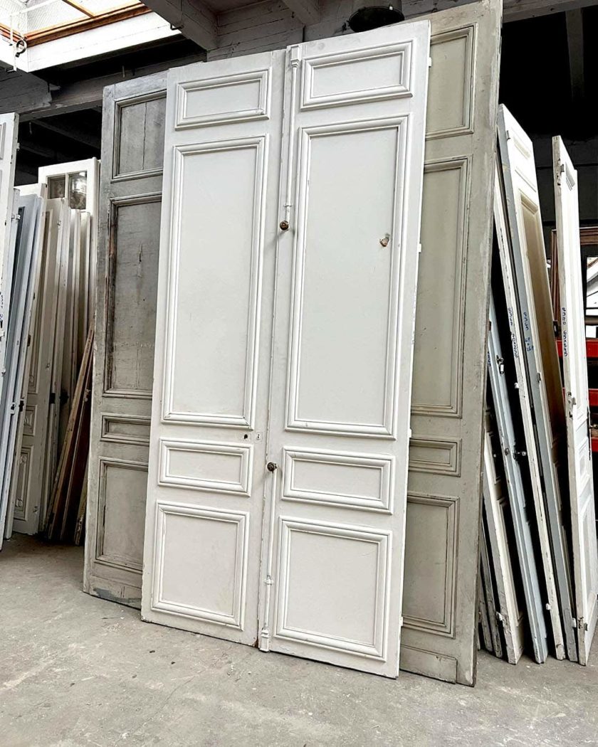 Haussmann-style double door 137x296cm