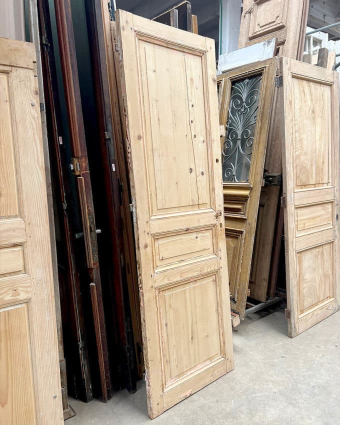 Porte décapée 72x221cm