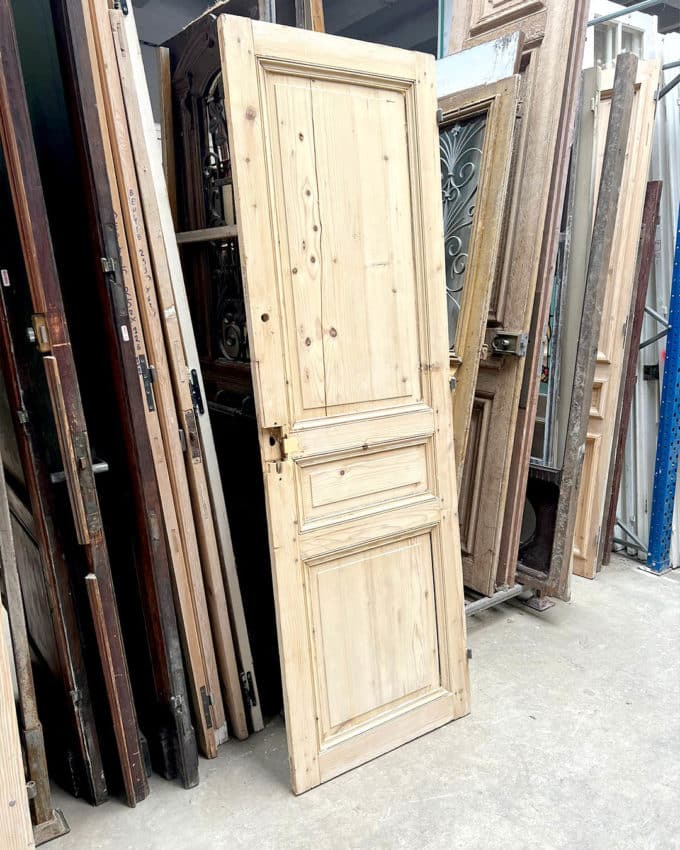 Porte décapée 72x221cm