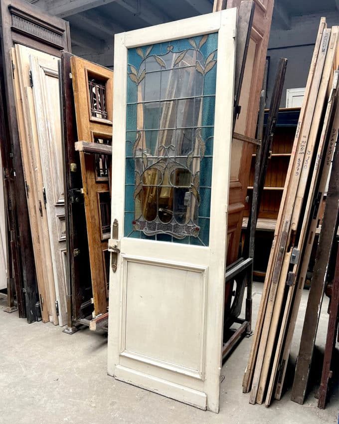 Porte à vitraux 80,5x233cm