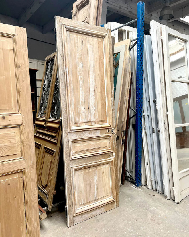 Haussmann-style stripped door 80x246cm