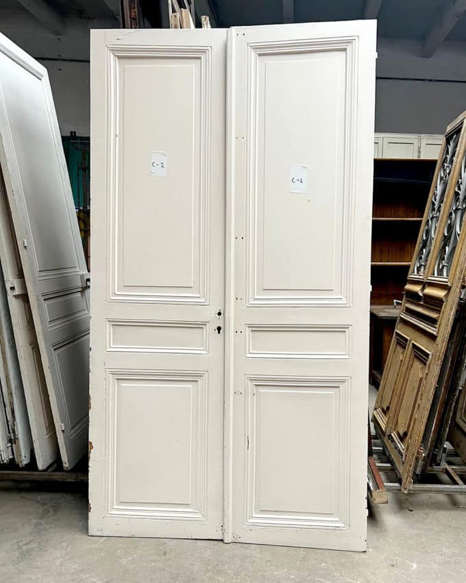 Double porte style haussmannien 131x239cm