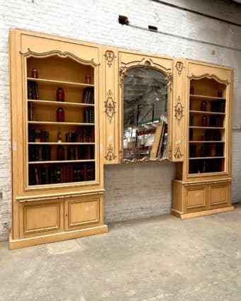 Boiserie bibliothèque d'esprit Louis XV