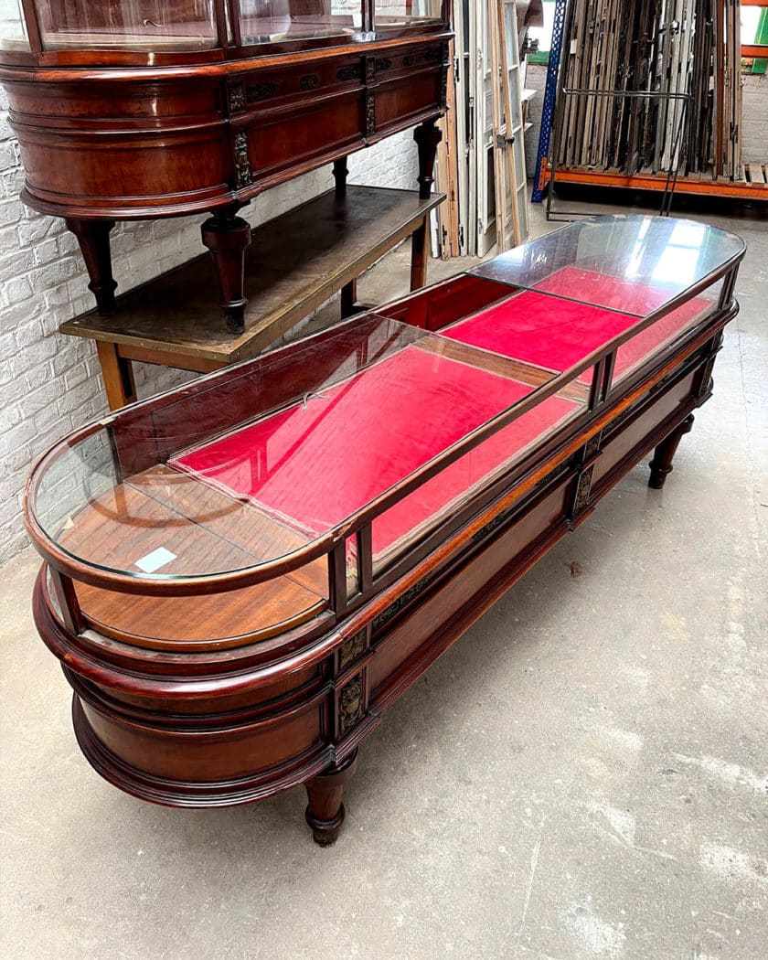 Pair of Palermo top 3 display cabinets